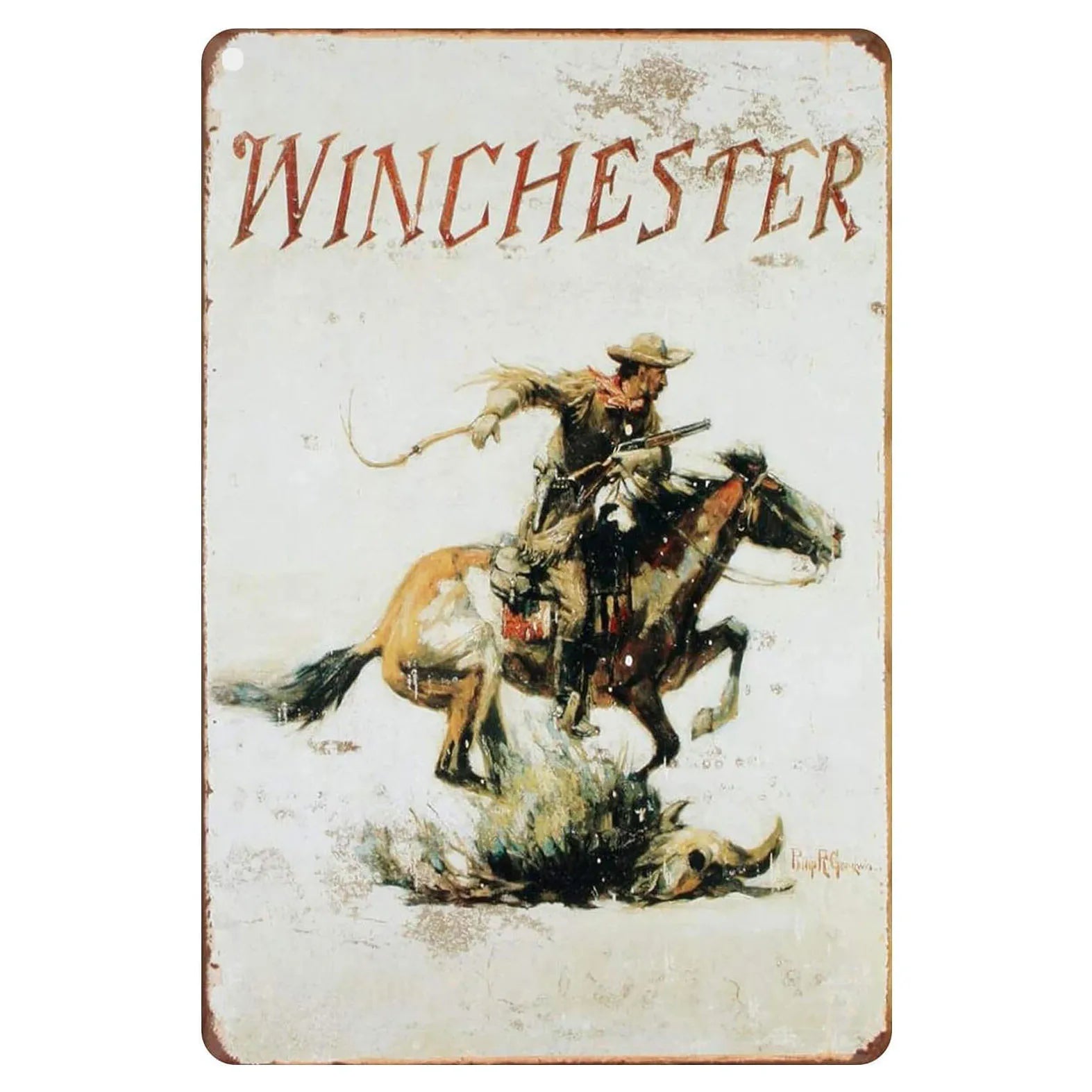 Wild West Cowboys Vintage Metal Tin Signs Wall Decor for Home Garden Garage Man Cave Bars Cafe Clubs Retro Posters Plaque