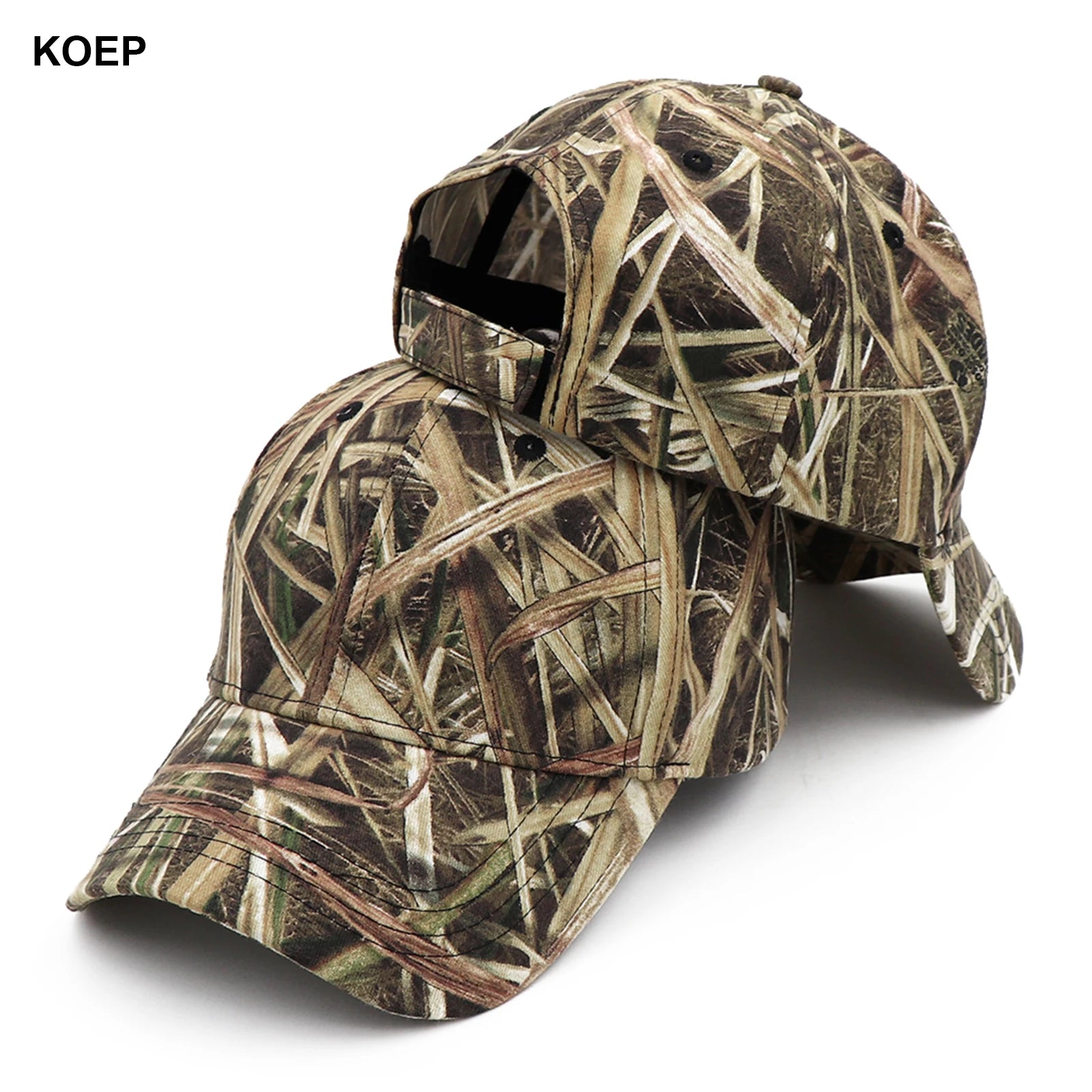 Men’s Camo Hunting Cap – Jungle Reed Snapback