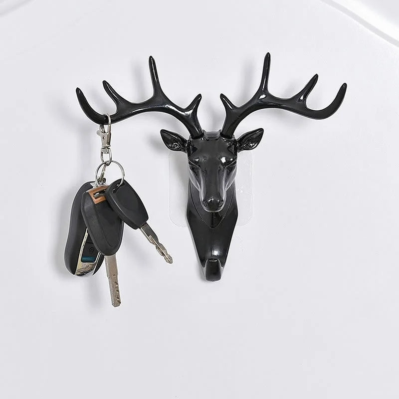Vintage Deer Antler Wall Hook – Rustic Hunting Lodge Decor