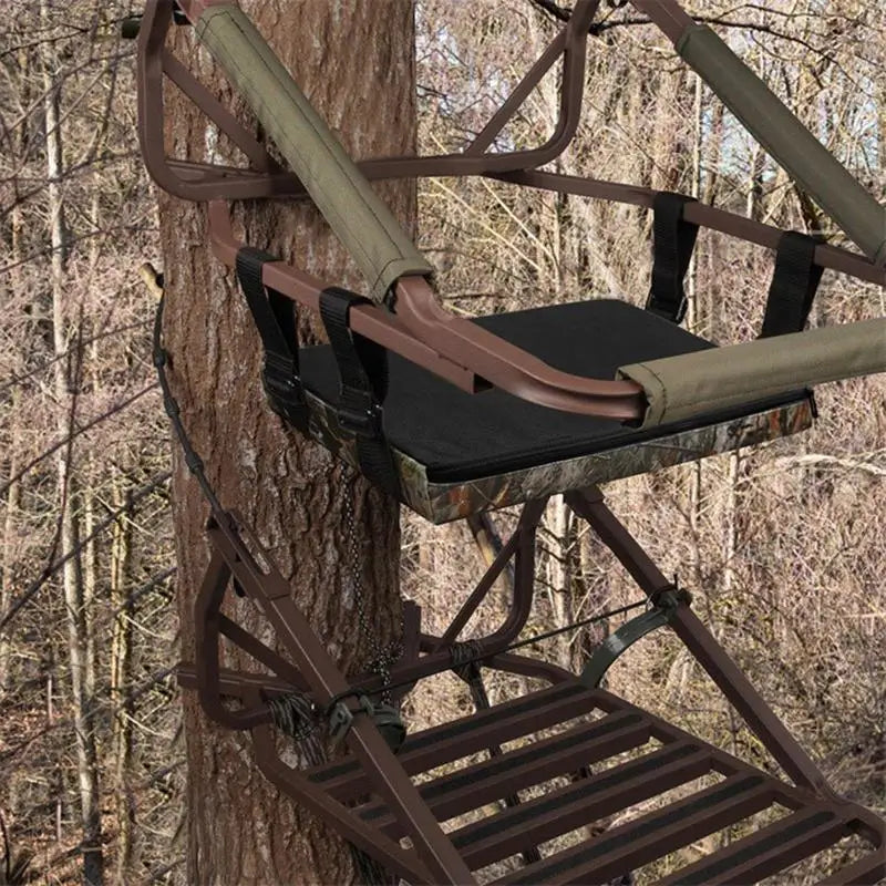 Adjustable Tree Stand Seat Cushion – Padded Hunting Seat for Ladder & Climber Stands