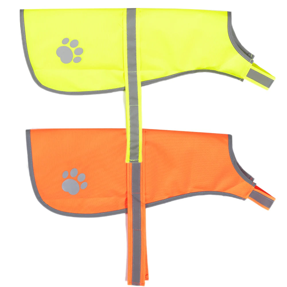 Dog Reflective Vest Fluorescent High Visibility Doggie Jacket