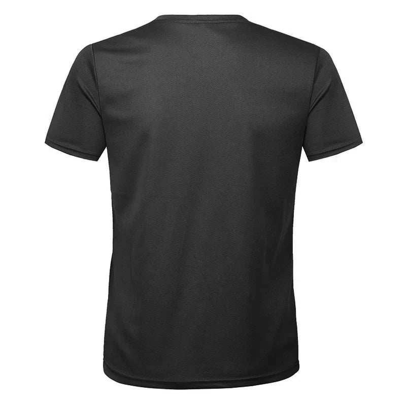 MEGE Brand Clothing Tactical Men's Tee Shirt Round Neck Solid Shirt Short Sleeve Breathable quick-drying Casual Shirt