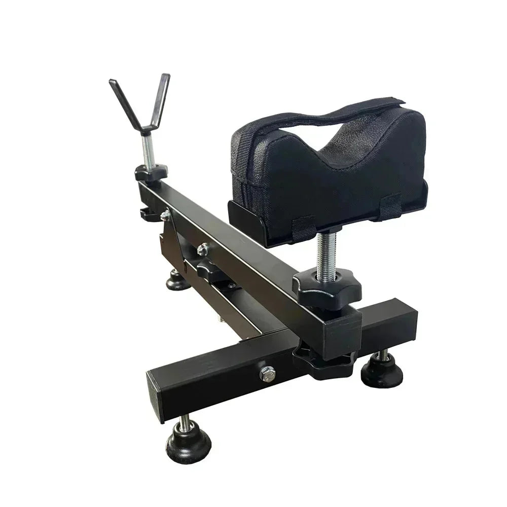 Steel Y-Shaped Rifle Rest – Aiming & Cleaning Support Stand for Hunting and Maintenance