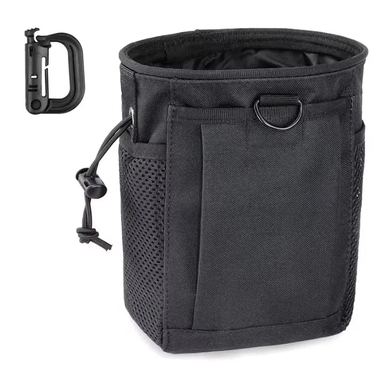 Molle Dump Pouch,Hunting Magazine Recovery Pouch Drastring Ammo Bag Belt Waist Fanny Pack Adjustable Holster Bag