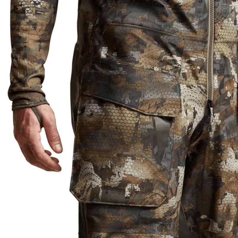Camouflage Duck Hunting Bib – Waterproof Insulated Hudson-Style Hunting Pants