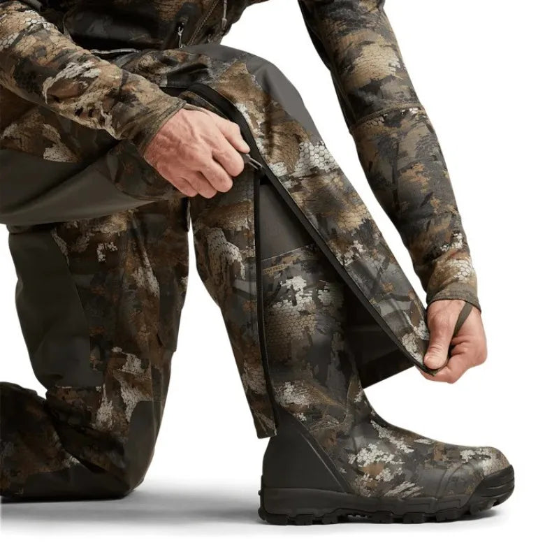 Camouflage Duck Hunting Bib – Waterproof Insulated Hudson-Style Hunting Pants