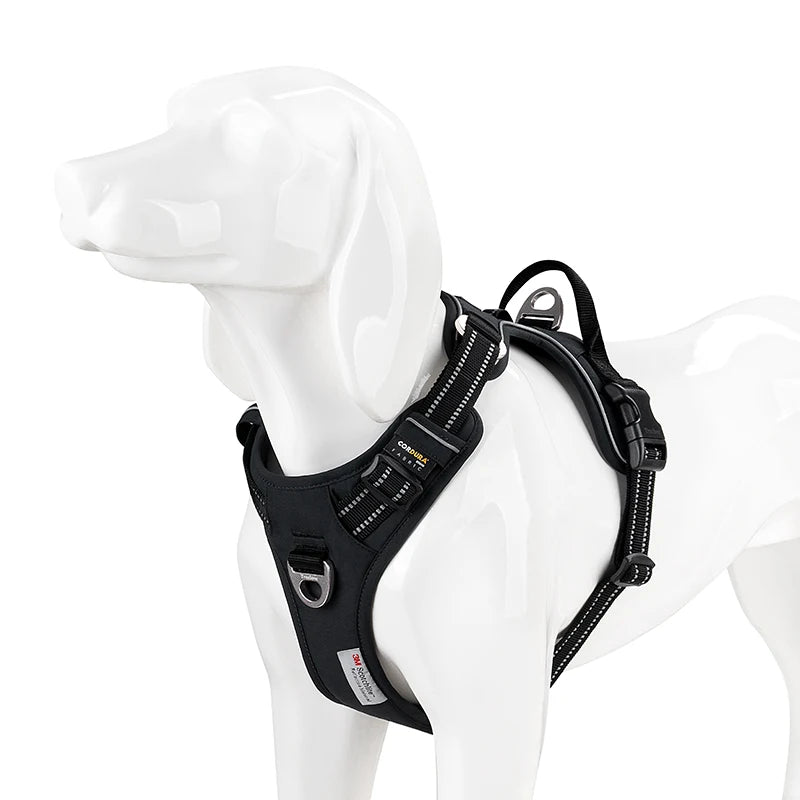 TrueLove No-Pull Reflective Dog Harness – Adjustable, Step-In Control Harness