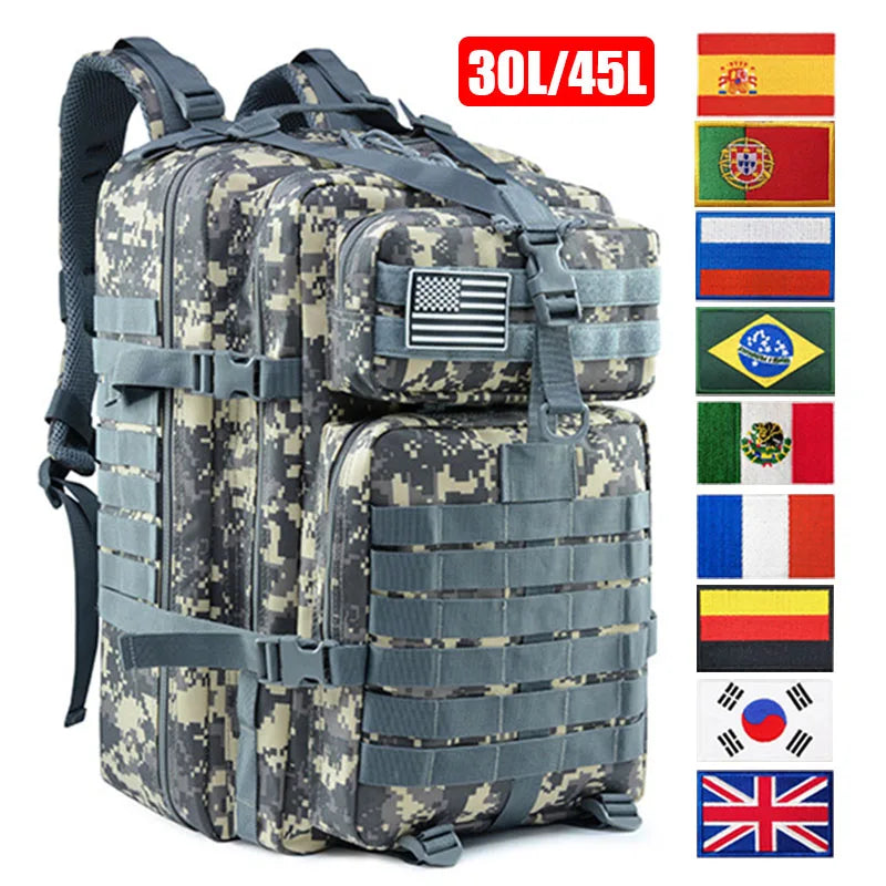 30L/50L Outdoor Tactical Travel Bag