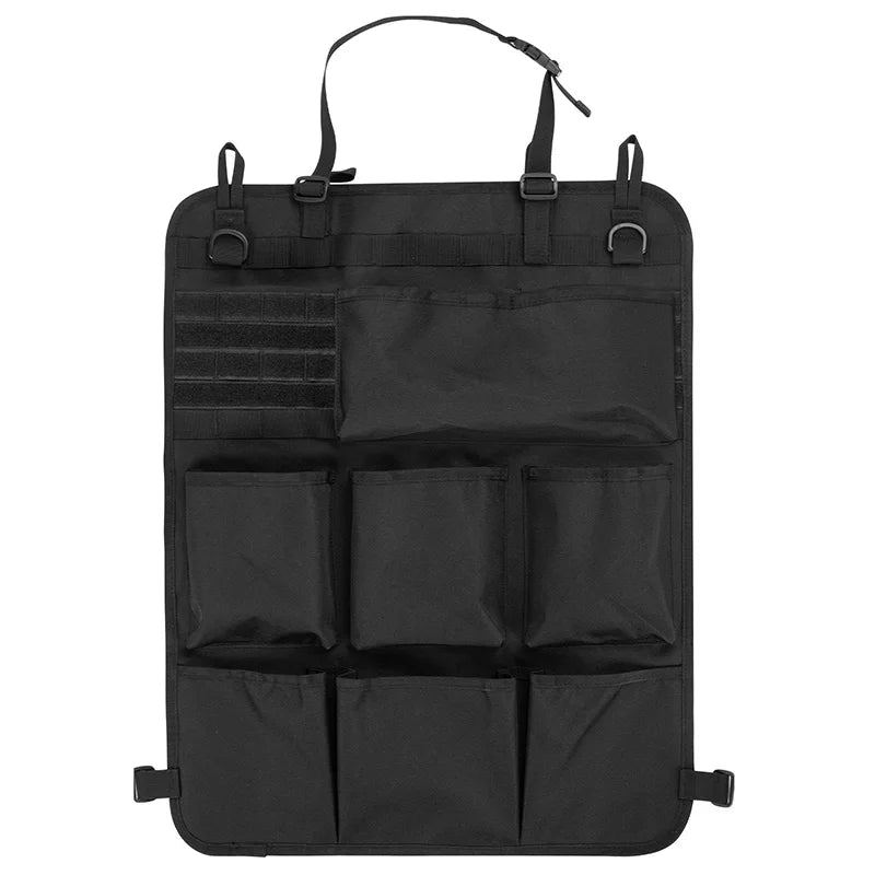 Car Seat Storage Organizer Seat Back Storage Bag Tactical Military Camo Hanging Bags Car Tidying Pocket Interior Accessories