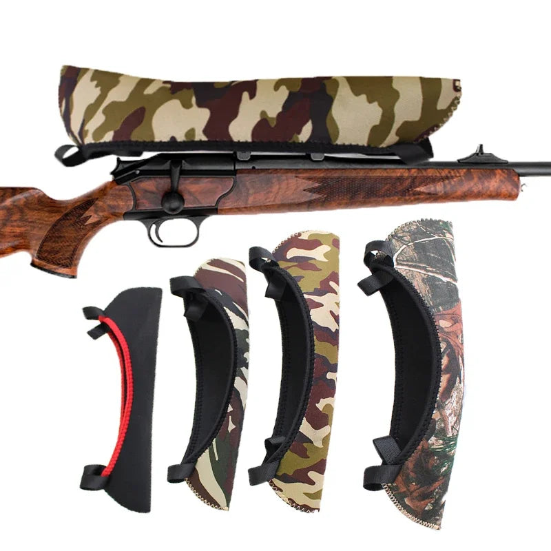 Camouflage Sniper Scope Cover – Dustproof Tactical Protector for Hunting Optics