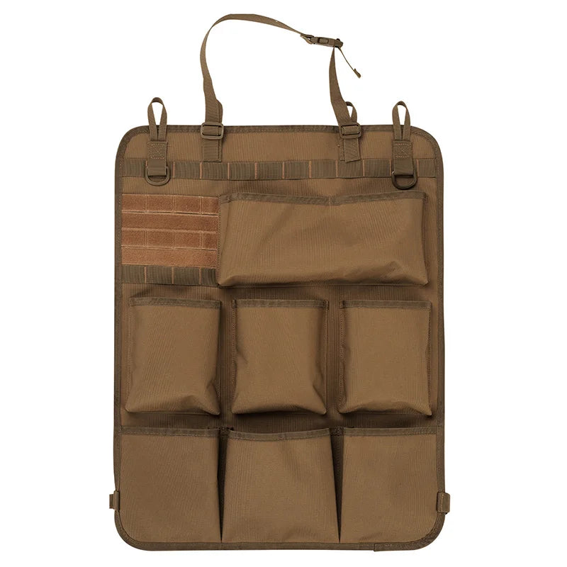 Car Seat Storage Organizer Seat Back Storage Bag Tactical Military Camo Hanging Bags Car Tidying Pocket Interior Accessories