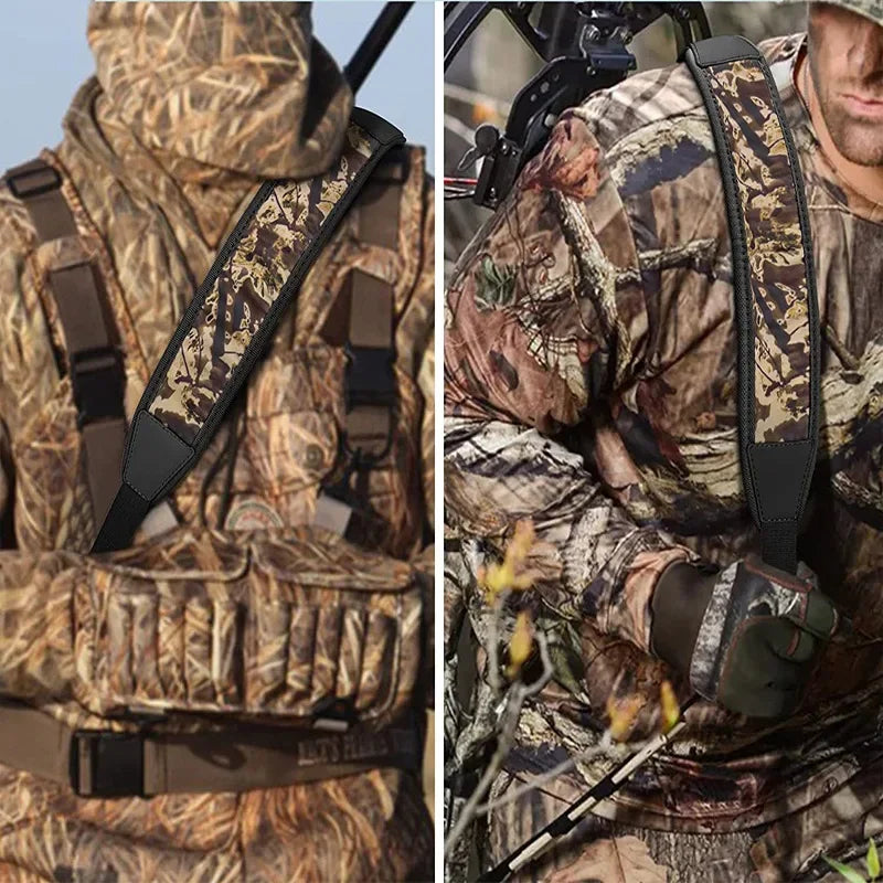 2-Point Adjustable Rifle Sling – Nylon Shoulder Strap with Swivels & Padding