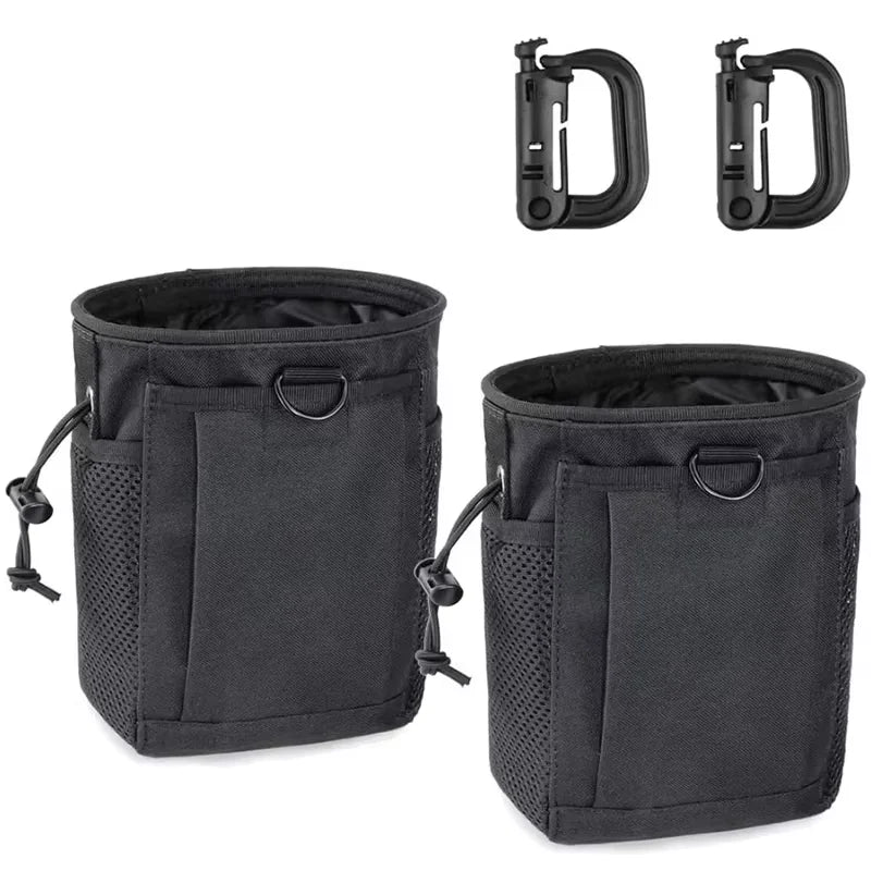 Molle Dump Pouch,Hunting Magazine Recovery Pouch Drastring Ammo Bag Belt Waist Fanny Pack Adjustable Holster Bag
