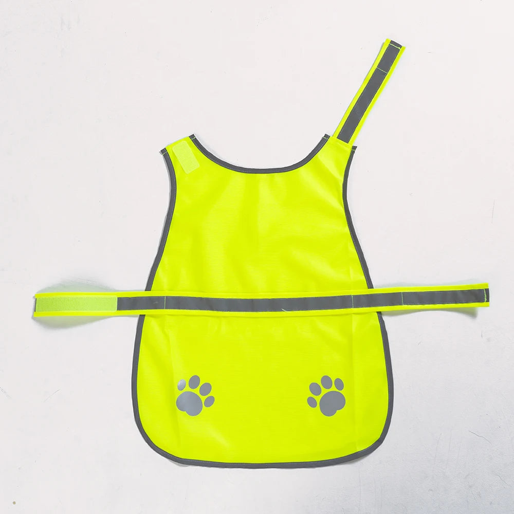 Dog Reflective Vest Fluorescent High Visibility Doggie Jacket